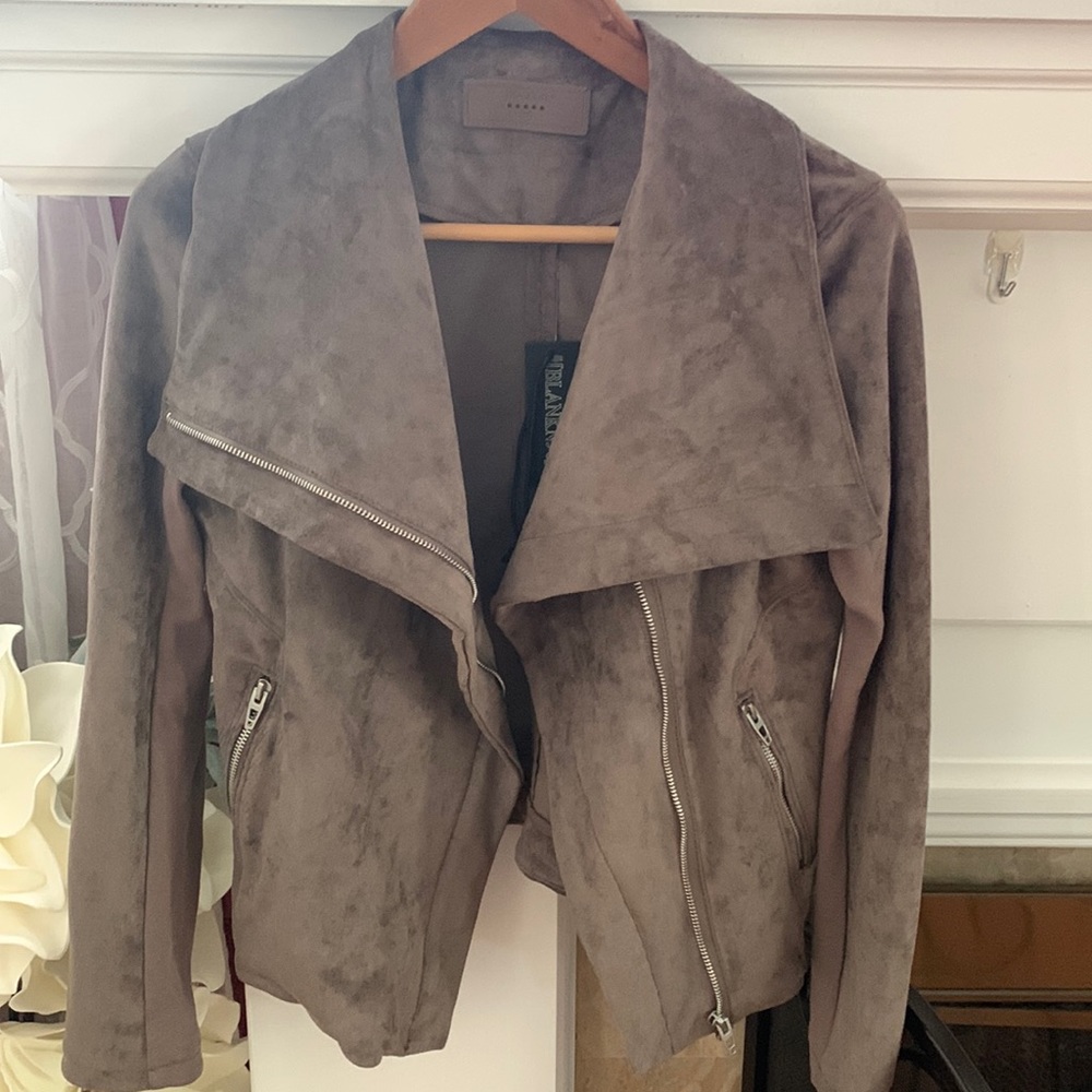 Blanknyc front drape jacket